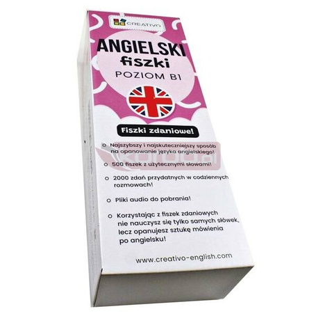 Angielski fiszki zdaniowe (poziom B1) CREATIVO