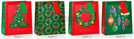 Torba prezentowa Boże Narodzenie 15x7,5x15cm