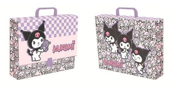 Teczka z rączką A4 XL Kuromi pink
