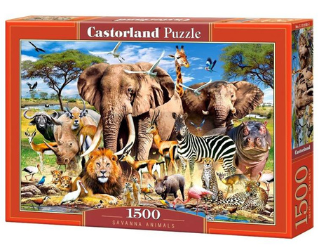 Puzzle 1500 Savanna Animals CASTOR