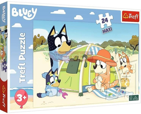Puzzle 24 Maxi Wspaniały dzień Bluey TREFL