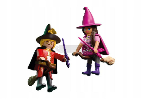PLAYMOBIL Duopack 72023 Czarownica i czarodziej, dzieci +4 lata