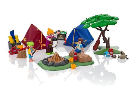 PLAYMOBIL 6888 Pole namiotowe z ogniskiem LED