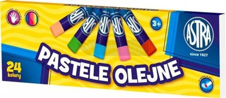 Pastele olejne 24 kolory ASTRA
