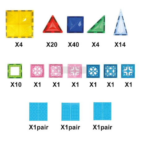 Klocki magnetyczne 112el