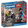 PLAYMOBIL CITY ACTION 72079 Pościg motocyklowy, zestaw dla dzieci +4 lata