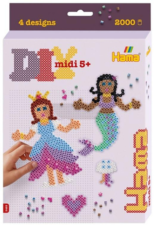 Koraliki Midi Księżniczka i Syrenka 2000el