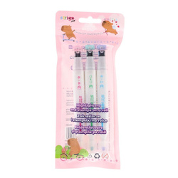 Zakreślacze i stempelki na rolce 2w1 3szt