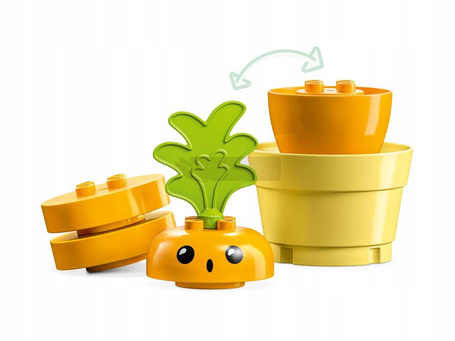 LEGO DUPLO 10981 ROSNĄCA MARCHEWKA zestaw klocków dla malucha +18 m-cy