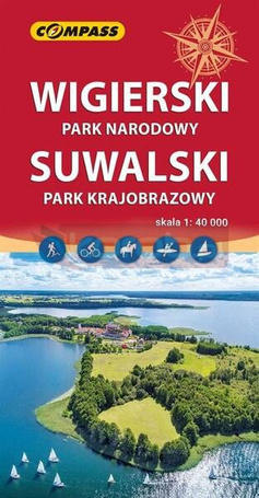Mapa - Wigierski Park Narodowy, Suwalski 1:40 000