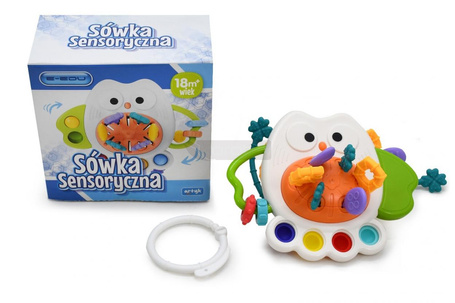 Zabawka sensoryczna edu sowa