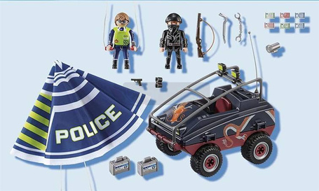 Playmobil City Action 70781 Policyjny spadochron