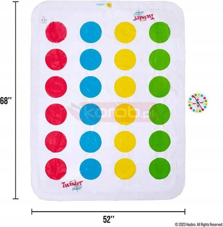 GRA ZRĘCZNOŚCIOWA TWISTER SPLASH wersja ogrodowa, mata wodna zraszająca 7101