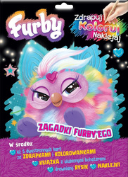 Furby. Zdrapuj, koloruj, naklejaj