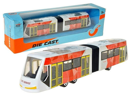 Tramwaj przegubowy metalowy