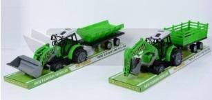 Traktor z przyczepą