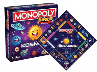 GRA PLANSZOWA MONOPOLY JUNIOR KOSMOS gra dla dzieci +5 lat