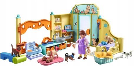PLAYMOBIL MY LIFE 71743 DOM DLA SZCZENIAKÓW zestaw dla dzieci +4 lata