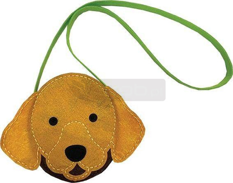 Torebka na ramię piesek brązowy STnux