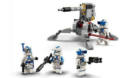 LEGO STAR WARS 75345 ŻOŁNIERZE KLONY Z 501 LEGIONU zestaw klocków +6 lat