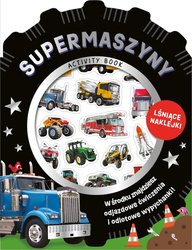 Wypukłe naklejki metaliczne. Supermaszyny