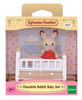 Sylvanian Families Zestaw z dzieckiem królików z czekoladowymi uszkami (łóżko dziecięce)