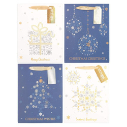 Torba prezentowa Święta 18x23x10cm mix STRIGO