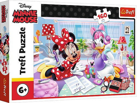 Puzzle 160 elementów - Disney Minnie, Dzień z przyjaciółmi
