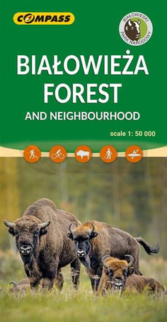 Mapa -Białowieża Forest and Neighbourhood 1:50 000