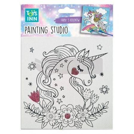 Zestaw do malowania Canvas Unicorn Kwiaty STnux