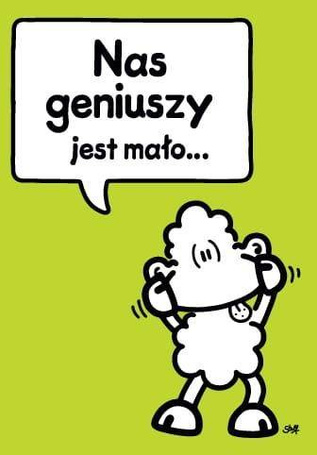 Karnet B6 Sheepworld 00003 Urodziny, geniusze