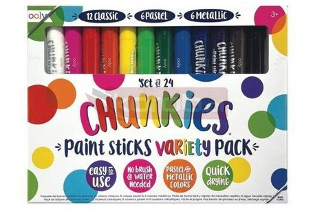 Farby w kredce Chunkies Paint Sticks 24szt