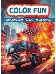 Pojazdy ratunkowe. Kolorowanka. Malbuch