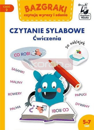 Bazgraki czytają wyrazy i zdania Czytanie sylabowe