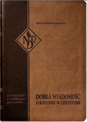 Nowy Testament NPD z paginatorami ciemnobrązowy