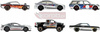HOT WHEELS THEMED ZAMAC zestaw 6 aut HDH53