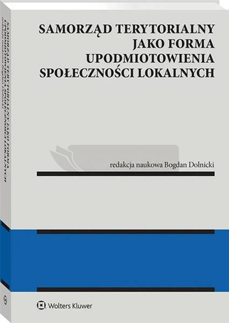 Samorząd terytorialny jako forma upodmiotowienia..