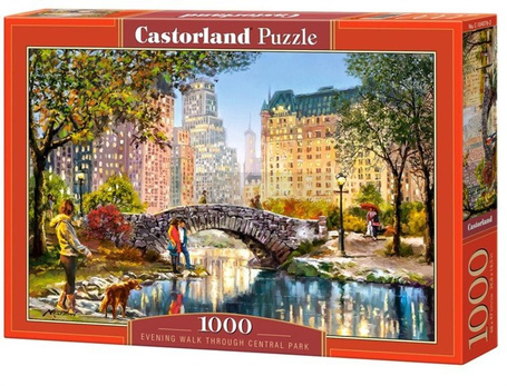 Puzzle 1000 Ewening Walk Central Park CASTOR