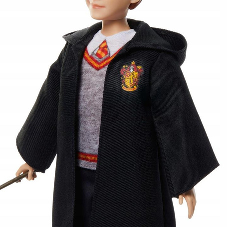 HARRY POTTER LALKA Ron Weasley w mundurku Hogwartu + akcesoria JGM20