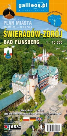 Plan miasta - Świeradów-Zdrój 1:10 000