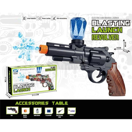 Pistolet na kulki żelowe z ładowarką