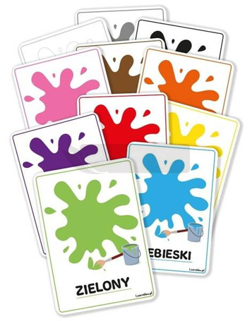 Plansze edukacyjne A4 - Kolory 11 kart