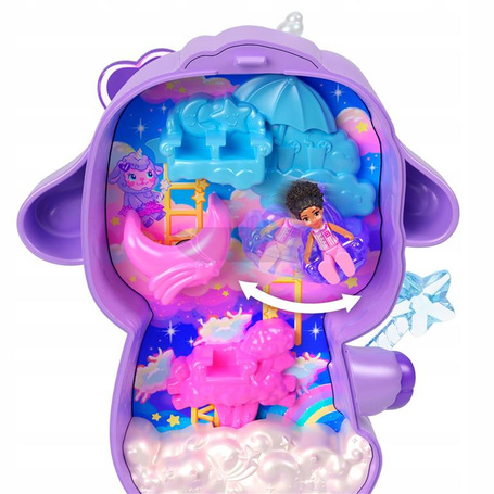 LALKA POLLY POCKET Owieczkorożec Kraina snów, zestaw do zabawy dla dzieci JCB15