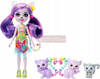 ENCHANTIMALS ZESTAW RODZINA LEMUR lalka Lorinda Lemur + 3 zwierzątka lemury HRX86