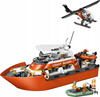 LEGO CITY 60504 Łódź ratunkowa i helikopter straży przybrzeżnej, zestaw +7