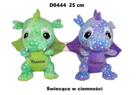 Smok "Kraków" świecący w ciemności 25cm MIX