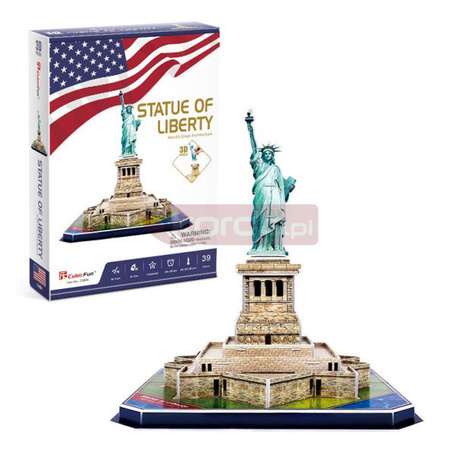 Puzzle 3D Statua Wolności