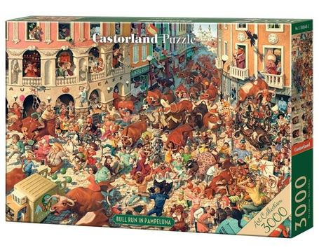 Puzzle 3000 Bull Run in Pampeluna