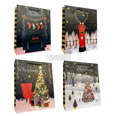 Torebka prezentowa L Boże Narodzenie mix