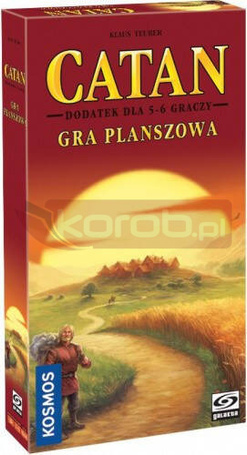 Gra CATAN - dodatek 5 i 6 gracz